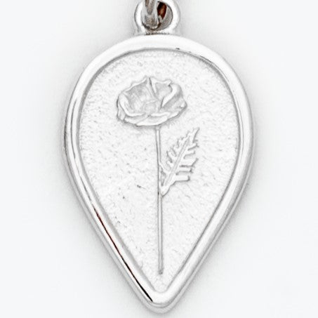 Coquelicot ◦ Collier pendentif avec fleur