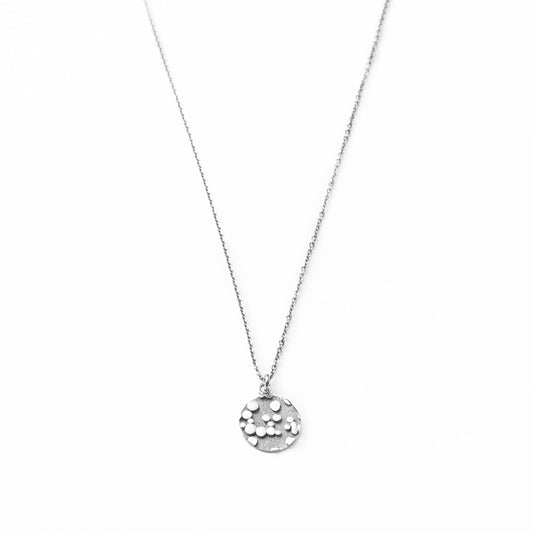 Avio • Collier en argent sterling ajustable avec pendentif discret