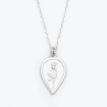 Collier Fleur de naissance en argent sterling