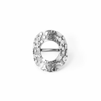 Bague en argent sterling ajourée et rétro • Canopus